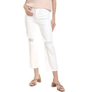DL1961 White Patti Straight Jeans High Rise Vintage Arkie Jeans 25